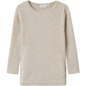 Name It Nacreous Cloud Nmnwax Uld Rib Ls Top Noos