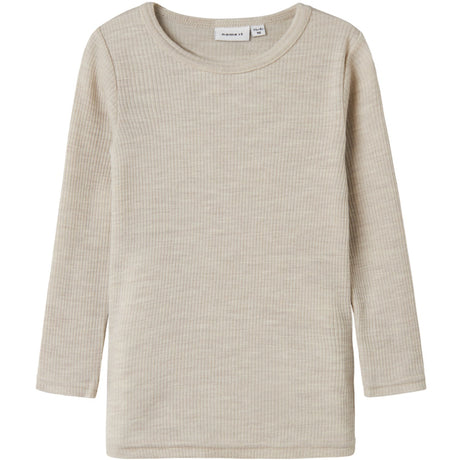 Name It Nacreous Cloud Nmnwax Uld Rib Ls Top Noos