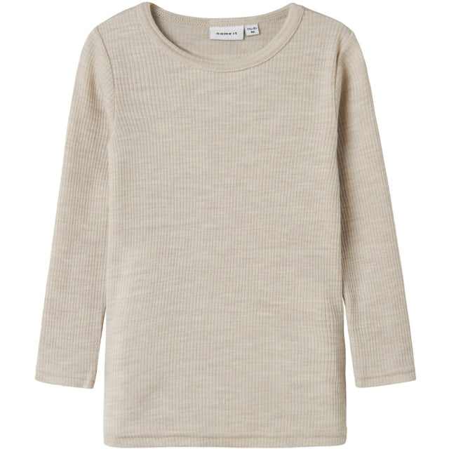 Name It Nacreous Cloud Nmnwax Uld Rib Ls Top Noos