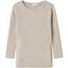 Name It Nacreous Cloud Nmnwax Uld Rib Ls Top Noos