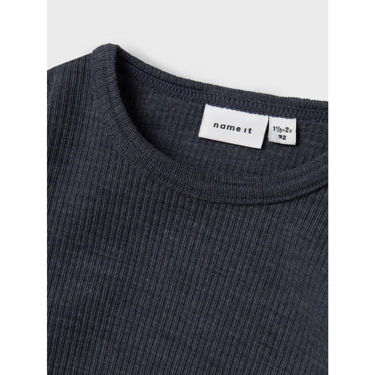 Name It Ombre Blue Nmnwax Uld Rib Ls Top Noos