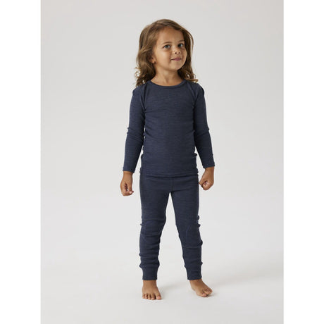 Name It Ombre Blue Nmnwax Uld Rib Ls Top Noos