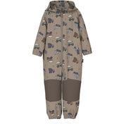 Name It Silver Mink Truck Nmmalfa08 Softshell Dragt Aop 1Fo Noos