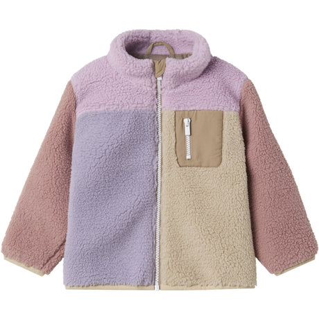 Name It Orchid Bouquet Nmfmonica Teddy Jakke Block