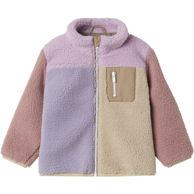 Name It Orchid Bouquet Nmfmonica Teddy Jakke Block