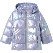 Name It Pastel Lilac Nmfmolina Puffer Jakke Shiny