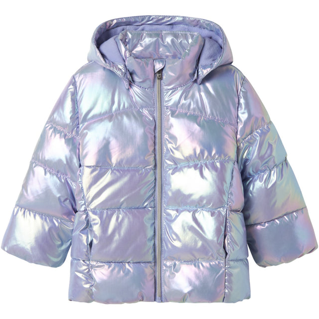 Name It Pastel Lilac Nmfmolina Puffer Jakke Shiny