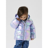 Name It Pastel Lilac Nmfmolina Puffer Jakke Shiny