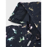Name It Dark Sapphire Unicorn Nmfmaxi Pa Jakke Foil Aop Noos