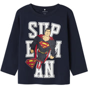Name It Navy Blazer Nmmjunes Superman Nreg Ls Top Wab