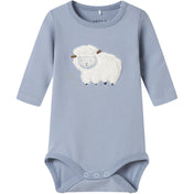 Name It Dusty Blue Nbmlamb Ls Body Box