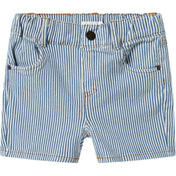 Lil'Atelier Zen Blue Stripes Nmmhalfdan Loose Shorts 4001-Hs Lil
