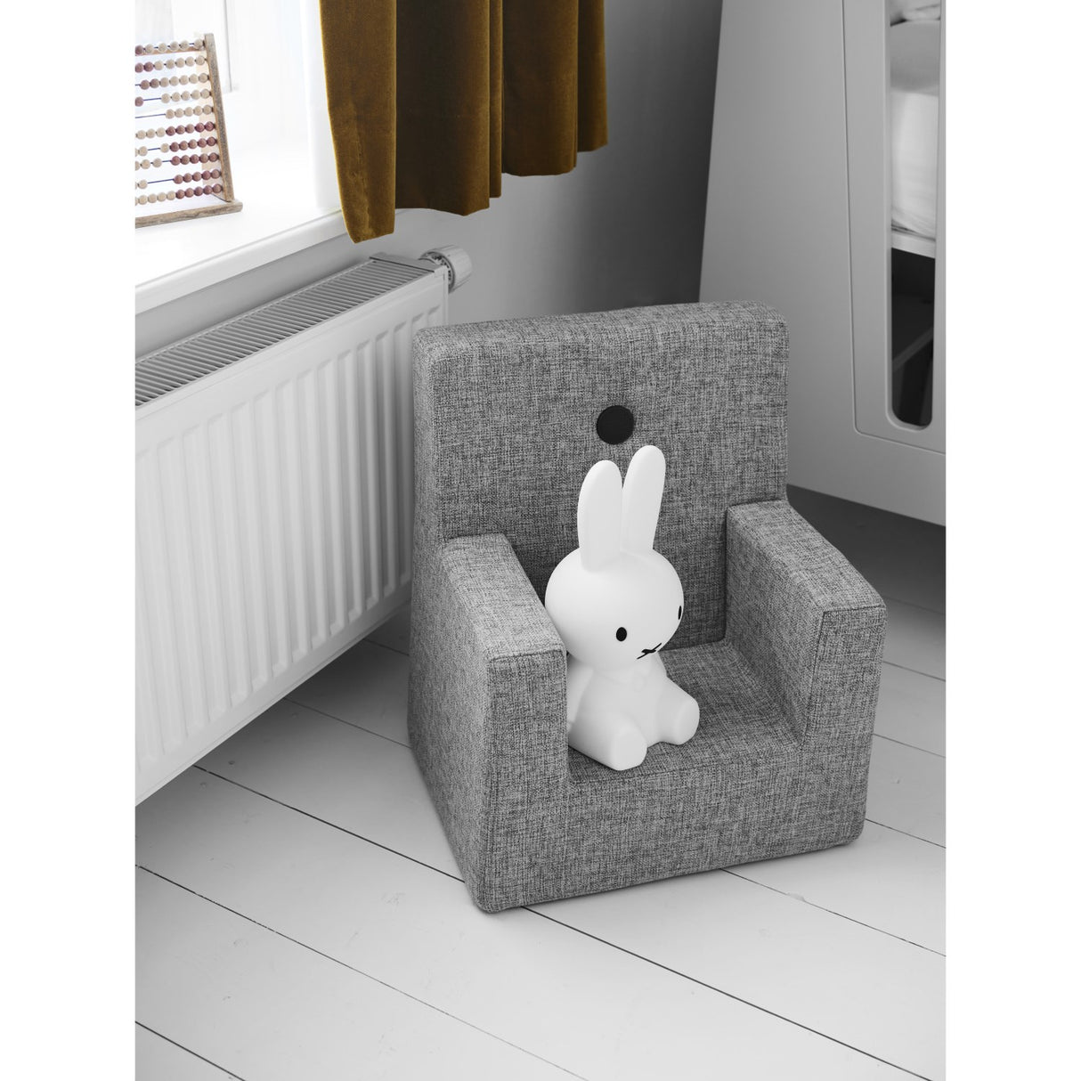 by KlipKlap Stol Multi Grey With Grey KK Kids Stol