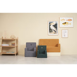 by KlipKlap Stol Deep Green With Light Green KK Kids Stol