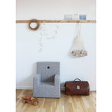 by KlipKlap Stol XL Multi Grey With Grey KK Kids Stol XL