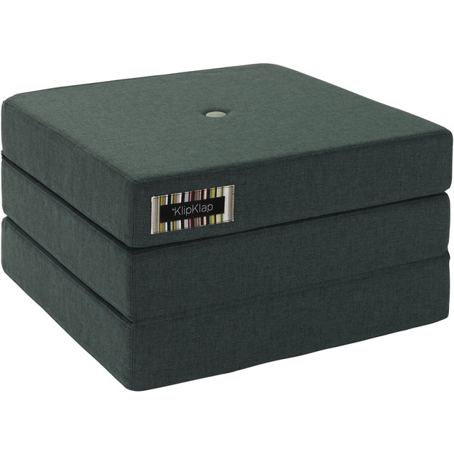 by KlipKlap Foldemadras Beige With Sand KK 3 Fold Single Deep Green With Light Green KK 3 Fold Single