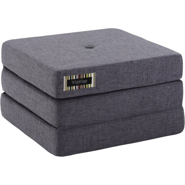 by KlipKlap Foldemadras Beige With Sand KK 3 Fold Single Blue Grey With Grey KK 3 Fold Single