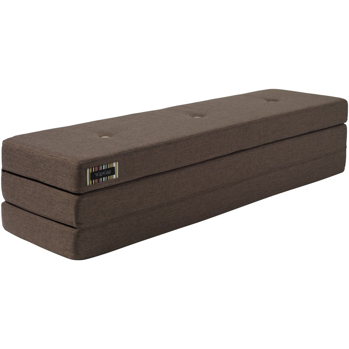 by KlipKlap Legemadras 3 fold Brown With Sand KK XL 200 Cm