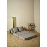by KlipKlap 3 Fold Sofa Sand With Sand KK XL Soft 140 Cm