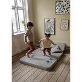 by KlipKlap 3 Fold Sofa Sand With Sand KK XL Soft 140 Cm