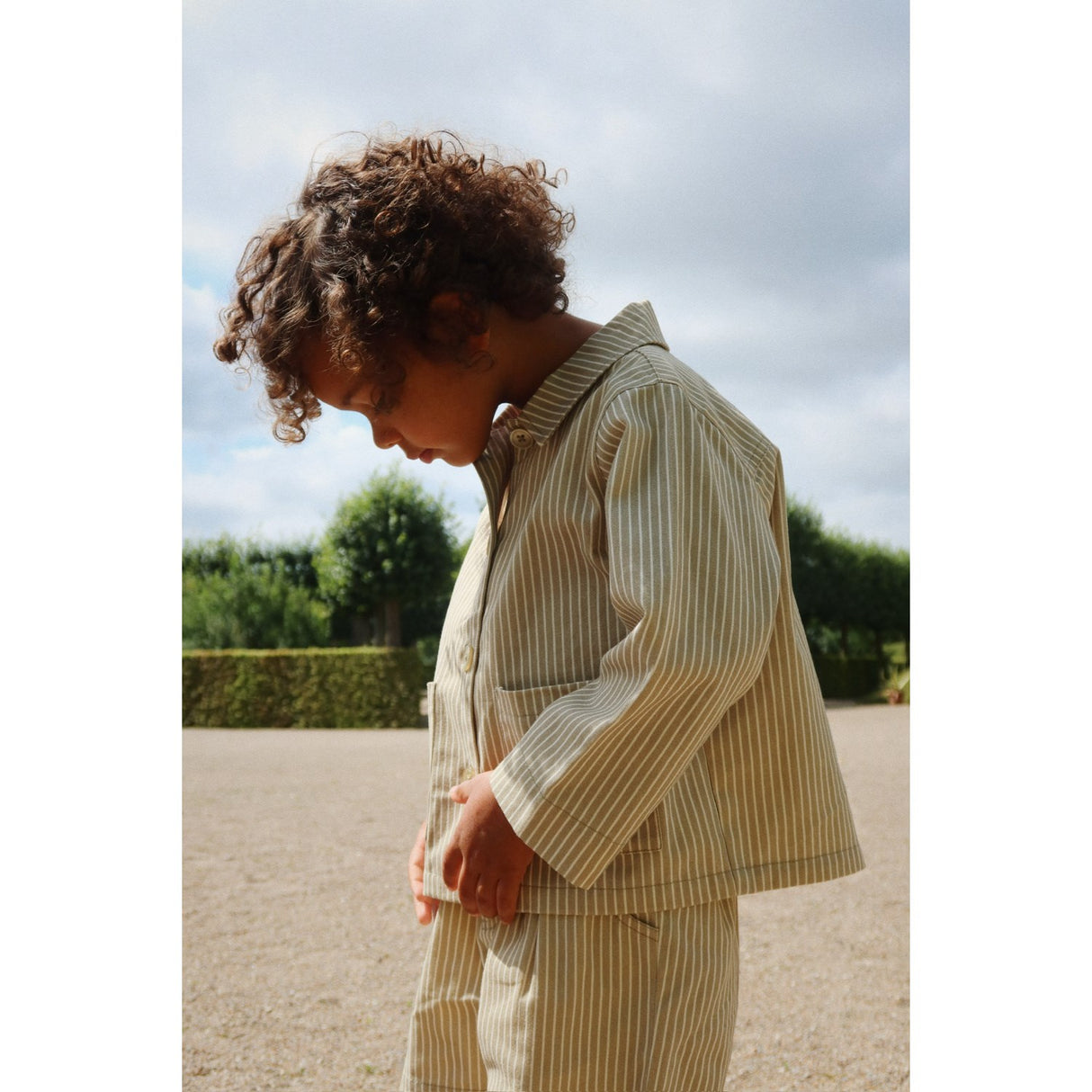 Konges Sløjd Tea Stripe Frankie Over Skjorte GOTS