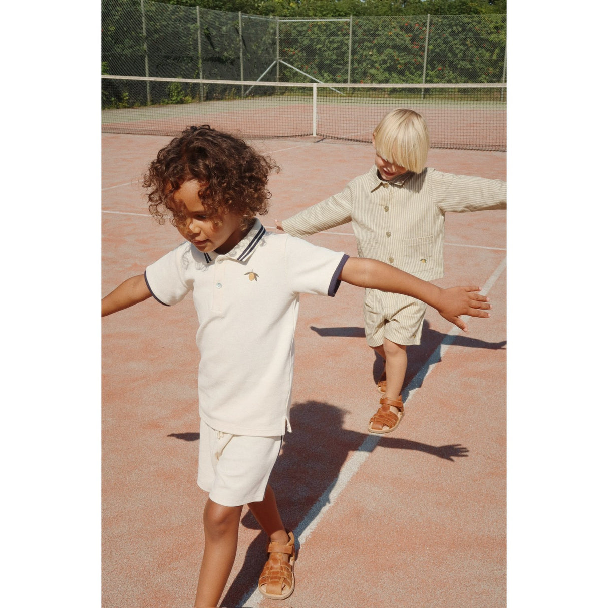 Konges Sløjd Antique White Florian Shorts GOTS