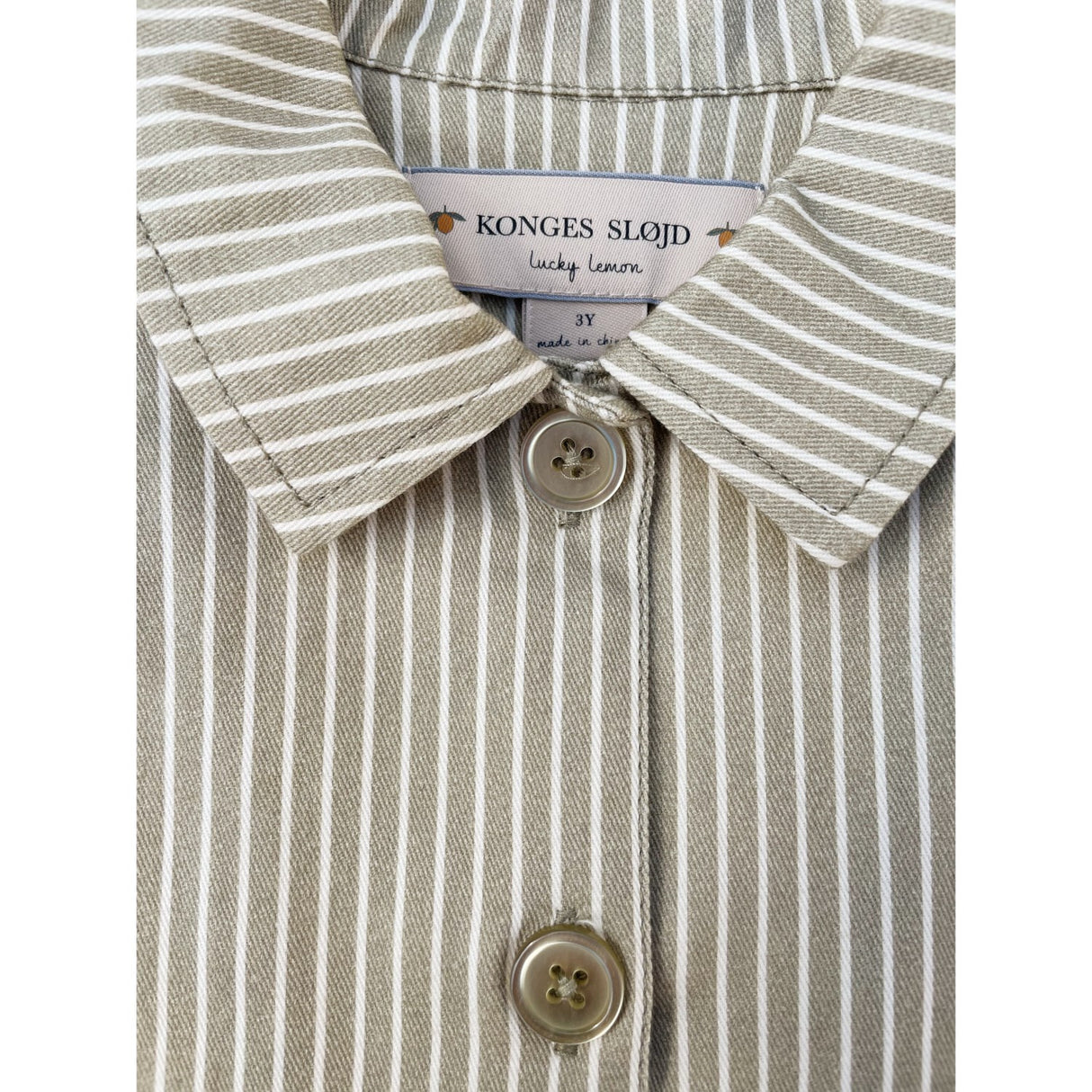 Konges Sløjd Tea Stripe Frankie Over Skjorte GOTS