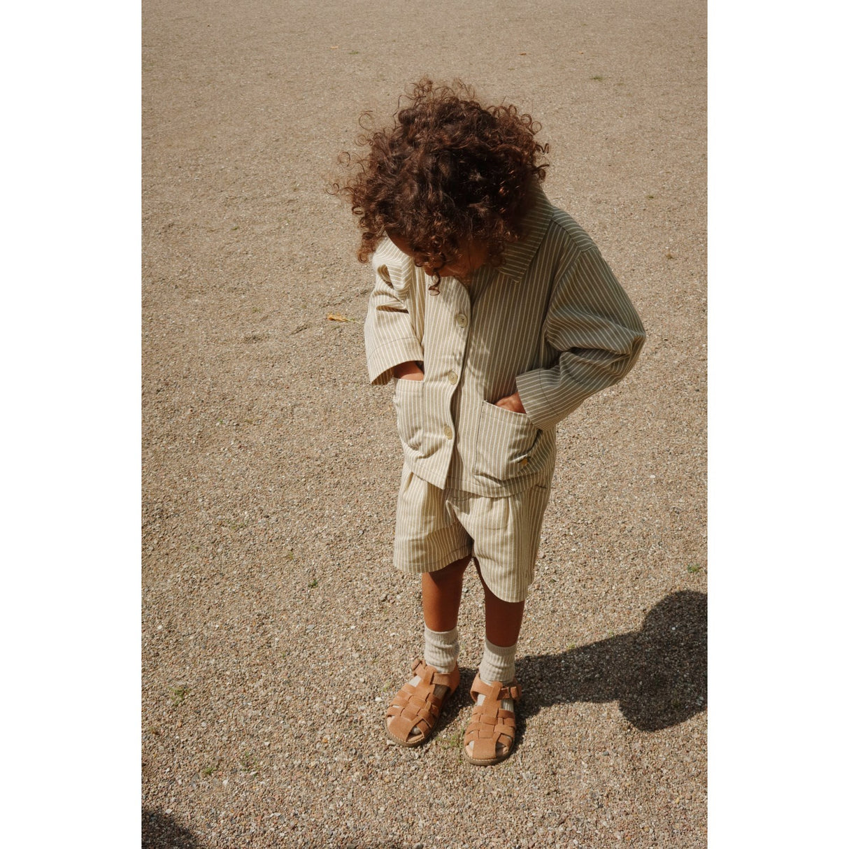 Konges Sløjd Tea Stripe Frankie Over Skjorte GOTS