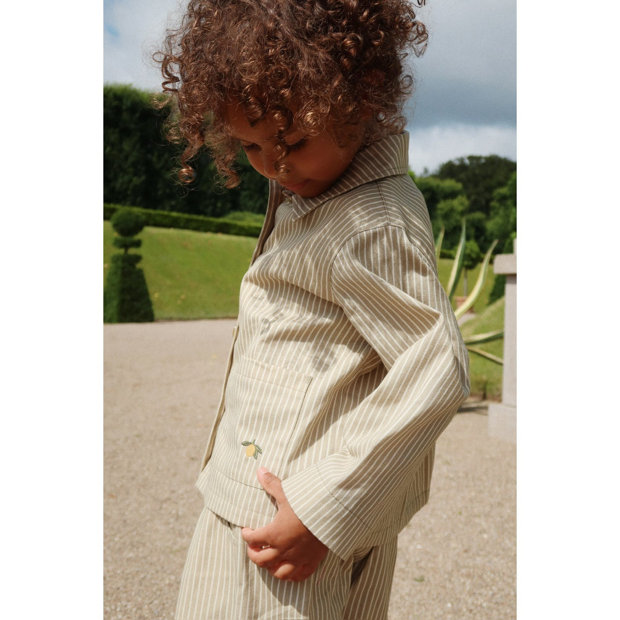 Konges Sløjd Tea Stripe Frankie Over Skjorte GOTS