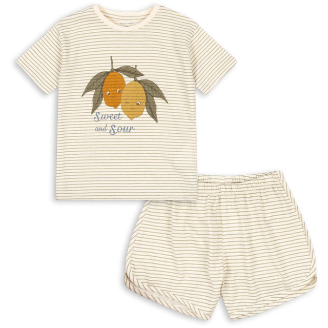 Konges Sløjd Tea Stripe Famo Sæt GOTS