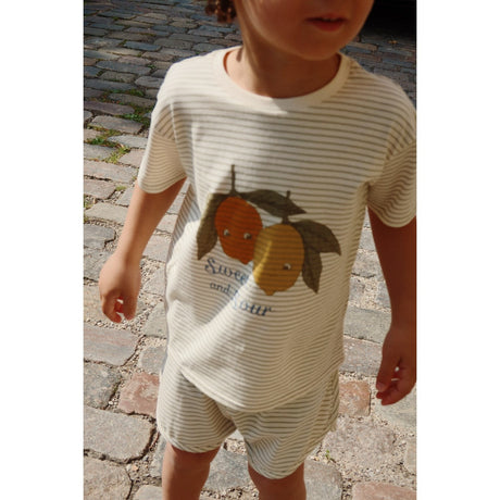 Konges Sløjd Tea Stripe Famo Sæt GOTS