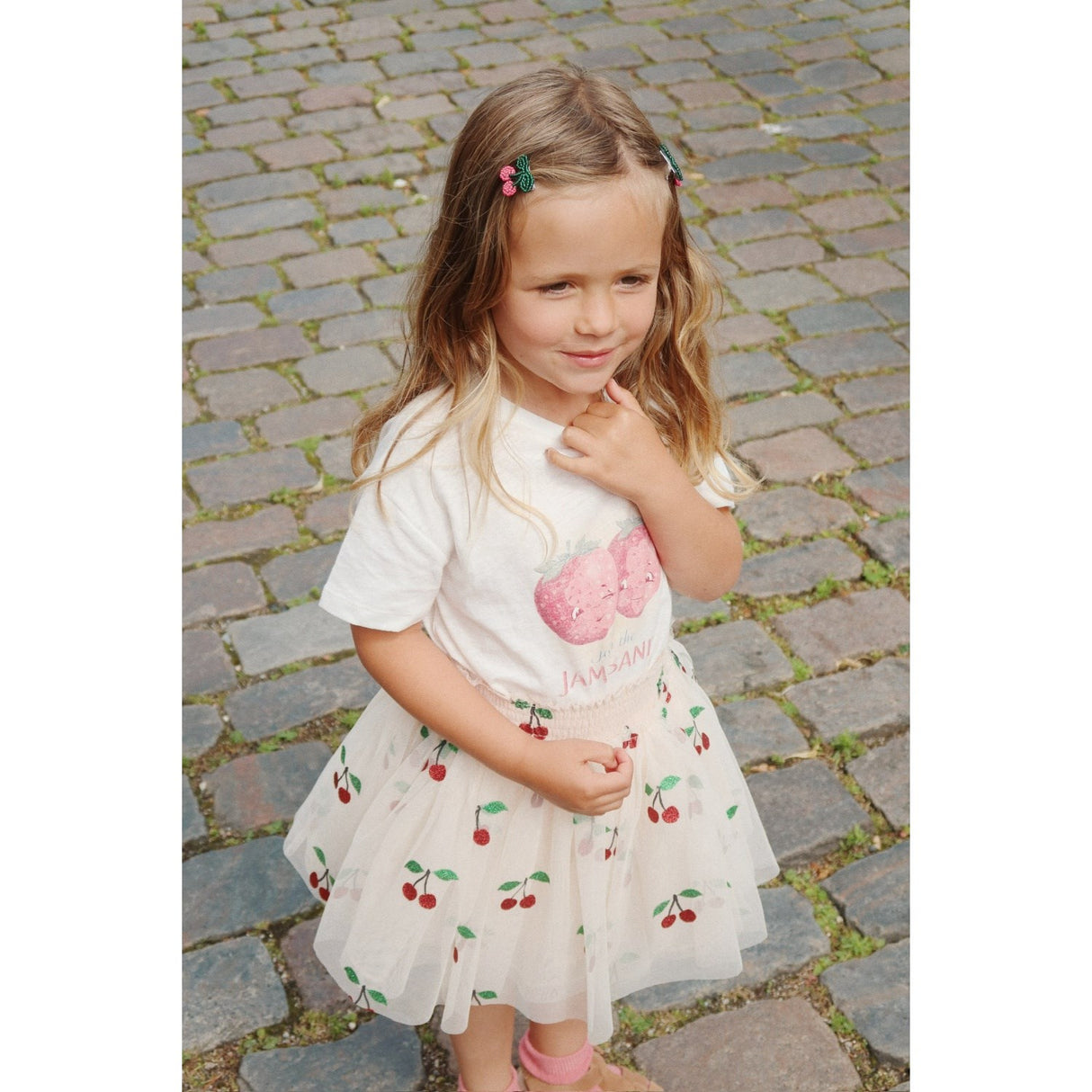 Konges Sløjd Ma Grande Cerise Glitter Tullie Smock Nederdel