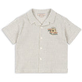 Konges Sløjd Stripe Bluie Elliot Ss Skjorte GOTS