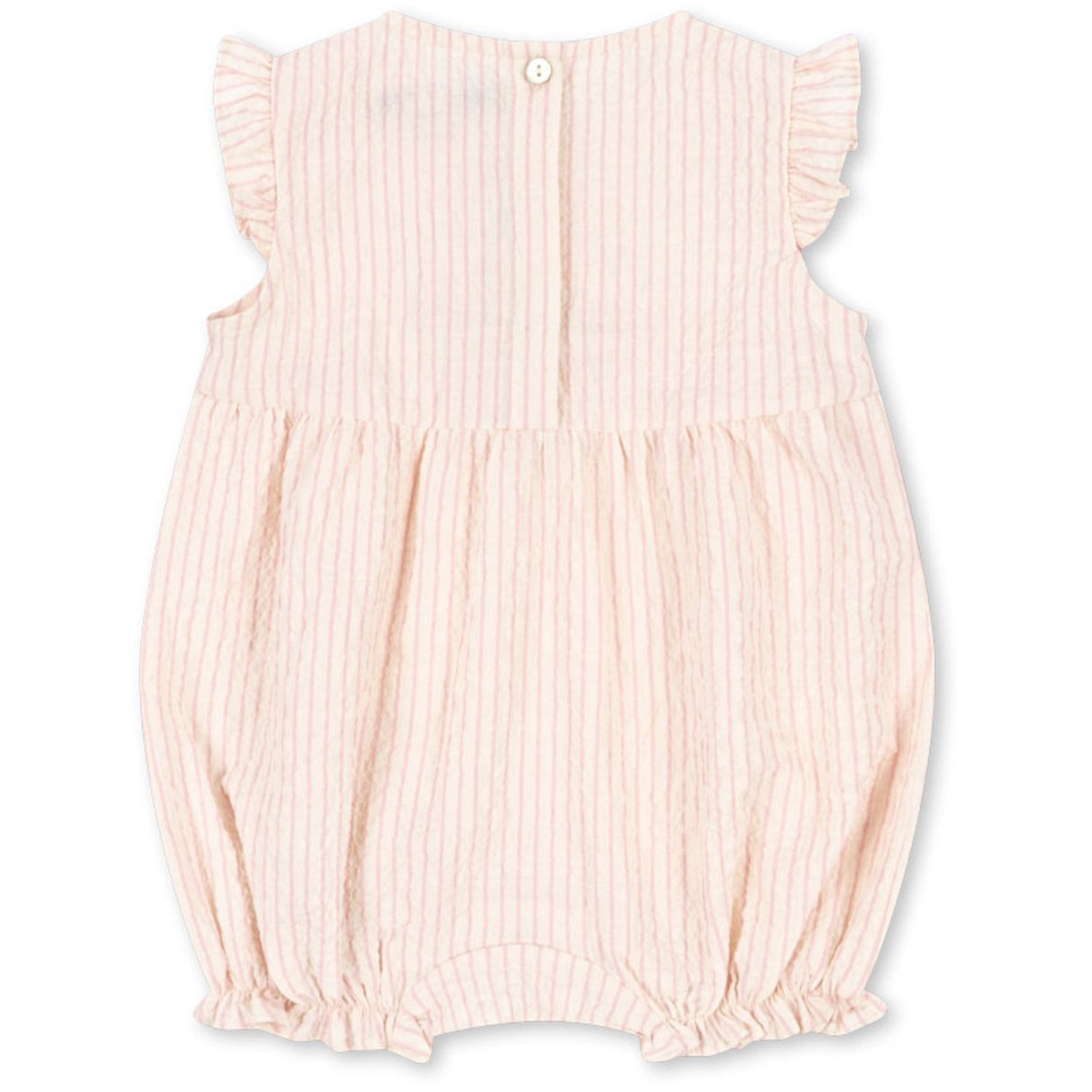 Konges Sløjd Peony Stripe Ellie Flæse Romper GOTS