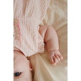 Konges Sløjd Peony Stripe Ellie Flæse Romper GOTS
