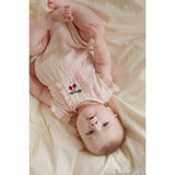Konges Sløjd Peony Stripe Ellie Flæse Romper GOTS