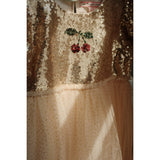 Konges Sløjd Gold Blush Starla Puff Sleeve Kjole