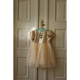 Konges Sløjd Gold Blush Starla Puff Sleeve Kjole