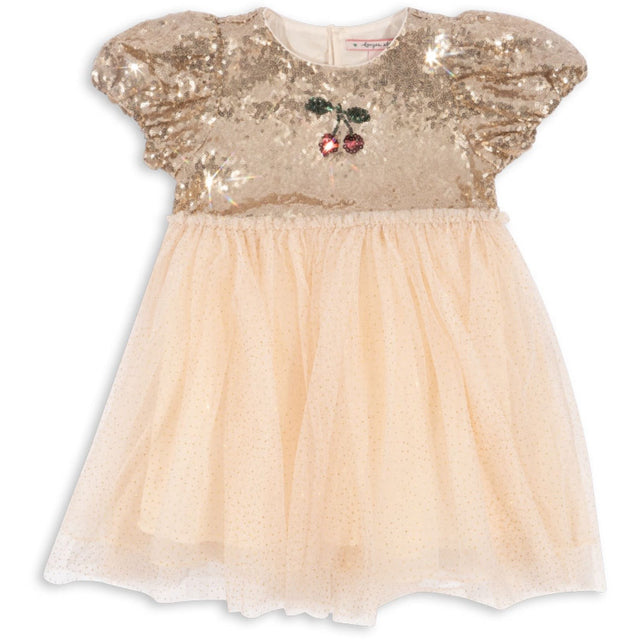 Konges Sløjd Gold Blush Starla Puff Sleeve Kjole