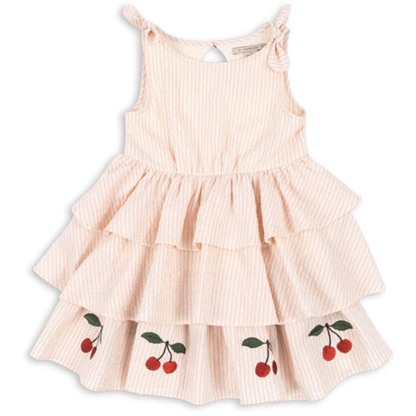 Konges Sløjd Peony Stripe Ellie Kjole GOTS