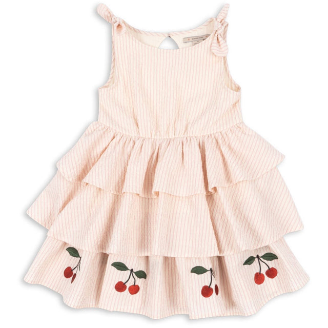 Konges Sløjd Peony Stripe Ellie Kjole GOTS