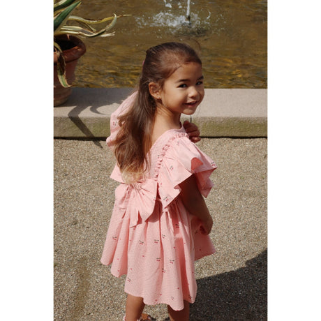 Konges Sløjd Cherry Coeur Evia Sløjfe Kjole GOTS