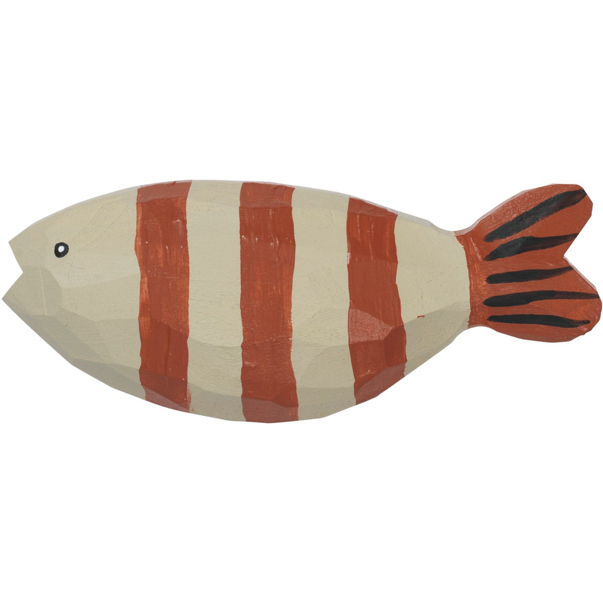 Ferm Living Baked Clay/Light Celedon Harbour Hook Fish Stripe