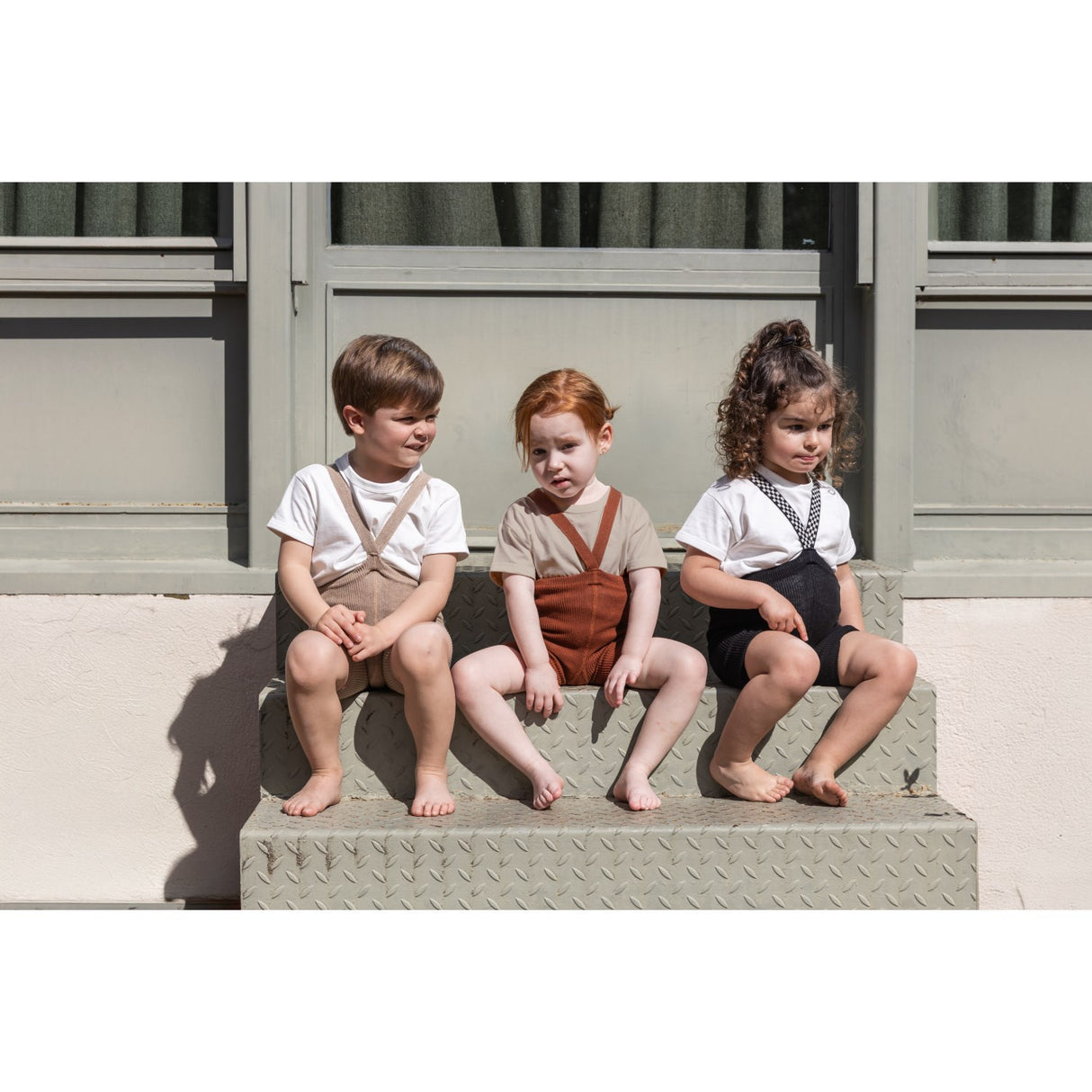 Silly Silas Classic Black Checked Shorty Tights Med Seler