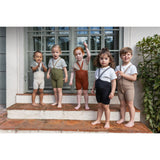 Silly Silas Classic Black Checked Shorty Tights Med Seler