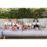 Silly Silas Classic Black Checked Shorty Tights Med Seler