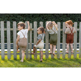 Silly Silas Olive Striped Shorty Tights Med Seler