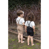 Silly Silas Classic Black Checked Shorty Tights Med Seler