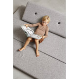 by KlipKlap Foldemadras Multi Grey With Grey KK 3 Fold 180 Cm