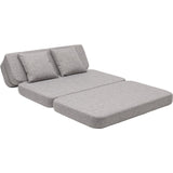 by KlipKlap 3 Fold Sofa Beige With Sand KK 3 Fold Single Multi Grey With Grey KK 120 Cm